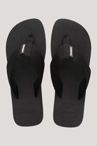 HAVAIANAS URBAN BASIC MATERIAL - BLACK