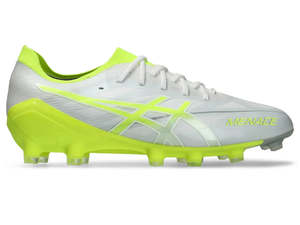 Sports: ASICS MENACE 5 - WHITE/SAFETY YELLOW