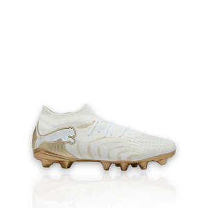 Sports: PUMA FUTURE 9 MATCH FG/AG - WHITE METALLIC/GOLD