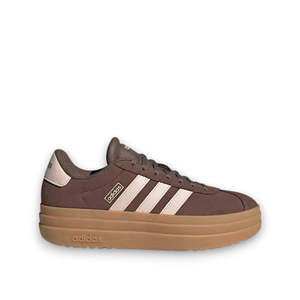 Womens Sneakers: ADIDAS WOMENS VL COURT BOLD - Earth Strata / Wonder Quartz / Gum