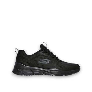Mens Sneakers: SKECHERS EQUALIZER 4.0 WRAITHERN - BLACK