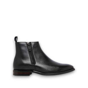 Boots Shoes: HUSH PUPPIES BARRACK - BLACK