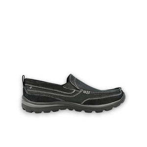 Mens Casual: SKECHERS SUPERIOR MILFORD - BLACK