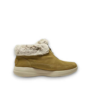 Womens Boots Shoes: SKECHERS GO WALK STABILITY BOOT RENEW - CHESTNUT