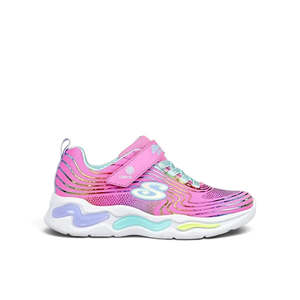 Kids: SKECHERS KIDS S LIGHTS WAVY BEAMS - PINK/MULTI
