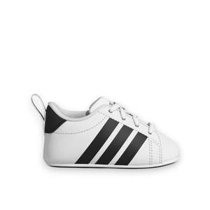 Baby Infants: ADIDAS INFANT GRAND COURT CRIB - Cloud White / Black