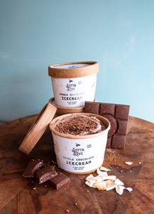 Products: Double Chocolate Ice Cream. (vegan) Lotta Love