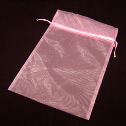Products: Organza Bag Pink - Various Sizes - Lotus Oils New Zealand