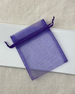 Organza Bag Purple - Various Sizes - Lotus Oils New Zealand