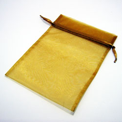 Organza Bag Rust - Various Sizes - Lotus Oils New Zealand