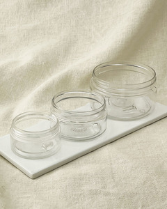Products: PET Boston Round Jar Clear - unfitted various sizes - Lotus Oils New Zealand