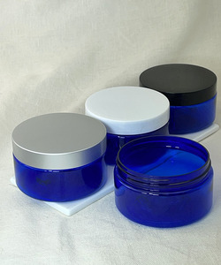 Products: PET Boston Round Jar Cobalt Blue 250ml - with Various 89mm Lids - 26% OFF SPECIAL - Lotus Oils New Zealand