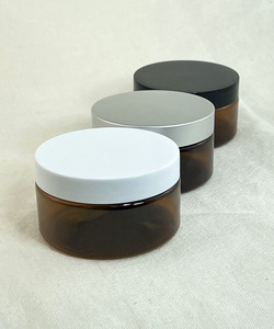 Products: PET Nicki Jar Amber 250ml with Various 89mm Lids - 20% OFF SPECIAL - Lotus Oils New Zealand
