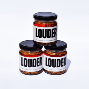 LOUDER Chilli Oil - 3 Jar Bundle - LOUDER Small Batch Chilli Oil & Spicy Sesame Salt