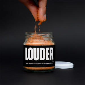 LOUDER Spicy Sesame Salt - LOUDER Small Batch Chilli Oil & Spicy Sesame Salt