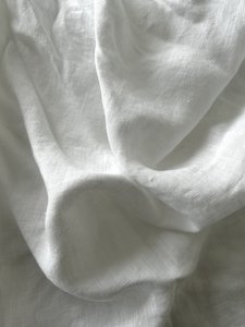 Linen Round Tablecloth - Milk - Lucy's