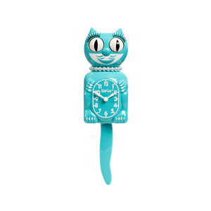 Vibrant Blue Turquoise Lady Kit-Cat