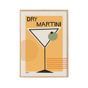 Dry Martini A3 Unframed
