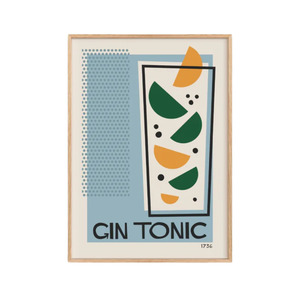 Gin & Tonic A3 Unframed