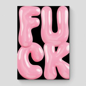 F U C K Art Print by Salty Biche A3 Unframed