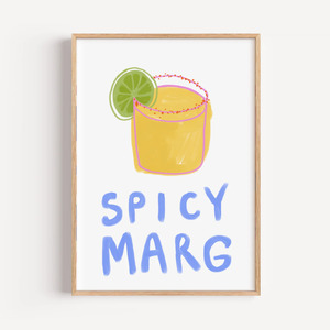 SPICY MARG BY PAIGE BYRNE A3 Unframed