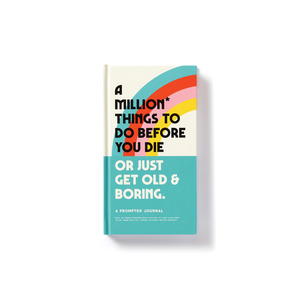 All Bake: BRASS MONKEY A MILLION THINGS TO DO BEFORE YOU DIE PROMPTED JOURNAL MULTI-COLOURED
