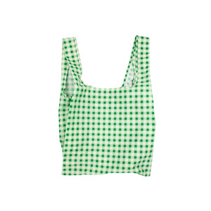 Reusable Bag Medium - Blurred Plaid Green