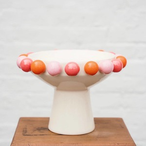 Best Selling: Bubble Footed Bowl - Pink & Orange