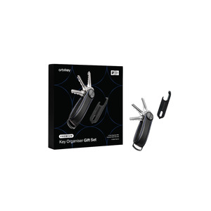 Key Organiser Pro + Multi-Tool v2 Set - Blackout with Blue Stitching