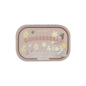 BISTRO TIN CANDLE - GINGERBREAD 127G