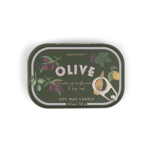 Candles 1: BISTRO TIN CANDLE - FIG + OLIVE 127G