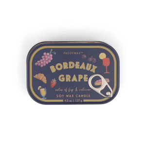 Candles 1: BISTRO TIN CANDLE - BORDEAUX GRAPE 127G
