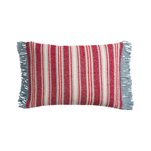 Under 200: Selene Woven Cushion - Crimson Feather Insert Item