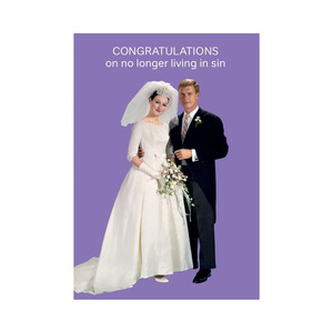 Cath Tate - Living In Sin - Wedding Card