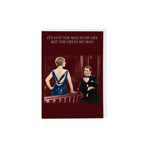 Cath Tate - Life In My Man - Humour Card