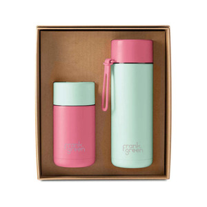Gift: Essentials Gift Set Small Bubblegum Blast/Peppermint 12oz/20oz (Flip Straw Lid)