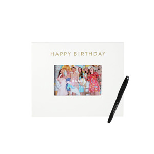 Happy Birthday Signature Frame