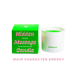 Hidden Message Candles: "Main Character Energy" Candle