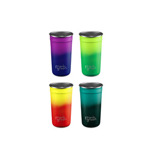 Frank Green: Colour Changing 16oz Stainless Steel Reusable Party Cup 4 Pack