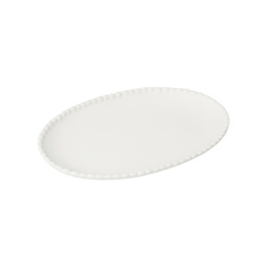 Kitchen 1: SOCIETY HOME CINI CERAMIC PLATE WHITE LARGE