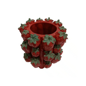 Ceramic Strawberry Vessel