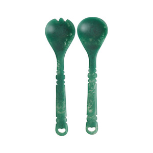Wilkie Salad Servers - Forest