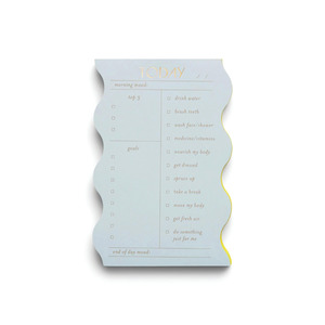 Wavy Daily Notepad - Cloud