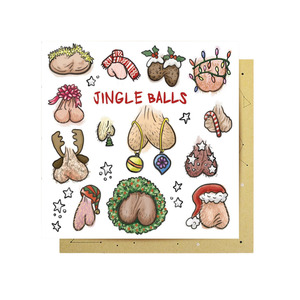 Christmas Card - Jingle Balls