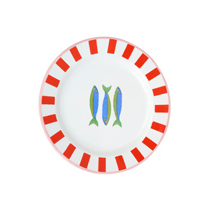Talking Tables - Enamel Plate - 25cm - Fish