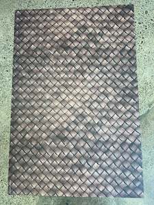 Indoor/outdoor French Mat - Leather Look