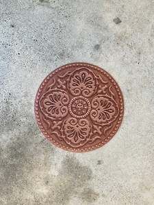 Home Decor: Podevache Brown detailed table place mat