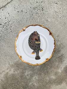 Podevache, Yellow Fish table place mat