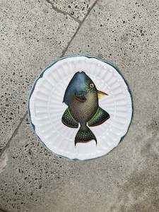 Home Decor: Podevache, Blue Fish table place mat