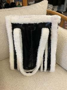 Aje Stella Shearling Tote